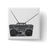 Boombox Ghetto Blaster Jambox Radio Cassette buttons