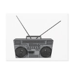 Boombox Ghetto Blaster Jambox Radio Cassette postcards