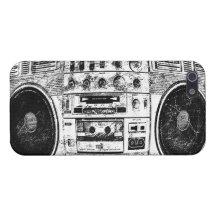 Boombox graffiti iPhone 5 case