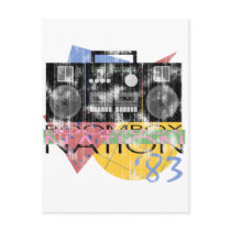 Boombox Nation 83 Postcard