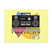 Boombox Nation 83 Postcard