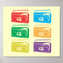 Boomboxes Posters
