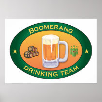 Boomerang Drinking Team Print