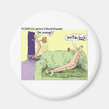 Boomerang Relagionships Funny Cartoon Gifts & Tees Magnets