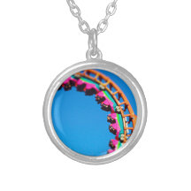 Boomerang Roller Coaster Worlds of Fun, KC Personalized Necklace