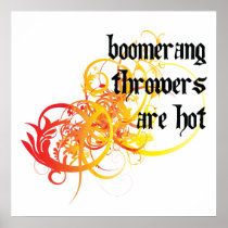 Boomerang Throwers Are Hot Print