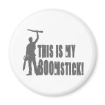 Boomstick_Grey Refrigerator Magnets