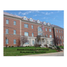Boone County Courthouse Postcard