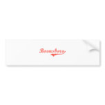 Boonsboro Maryland Classic Design Bumper Sticker