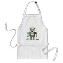 Boop Beep Toy Robot Apron