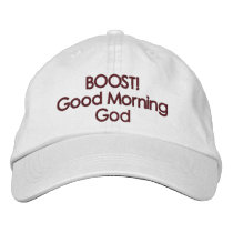 BOOST! Good Morning God Cap Baseball Cap
