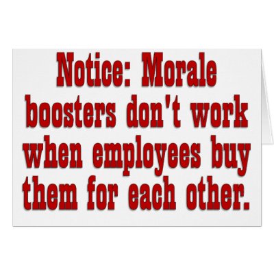 Boosting Employee Morale by egogenius