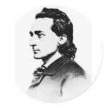 Booth ~ Edwin Thomas / American Actor Round Stickers