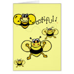 Bootiful Bee Greeting Cards