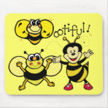 Bootiful Bee Mouse Mats