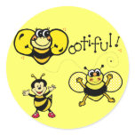 Bootiful Bee Sticker