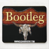 Bootleg Logo with Border, www.blbandrocks.com Mouse Pads
