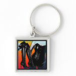 Boots and Corset - Leather keychains