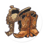 Boots and Saddle stickers