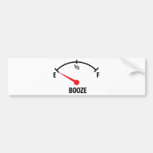 booze display icon bumper stickers