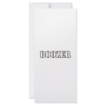 Boozer rack cards