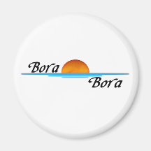 Bora Bora Fridge Magnets