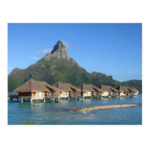 Bora Bora Huts Postcards