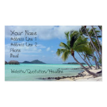 Bora Bora Lagoon Business Card
