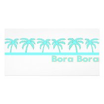 Bora Bora Custom Photo Card