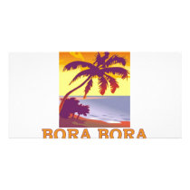 Bora Bora Personalized Photo Card