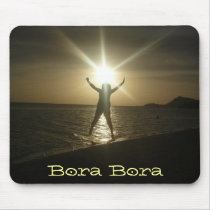 Bora Bora Sunset Mousepad