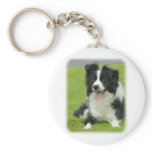 Border Collie 9A015D-10_2 Key Chains