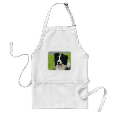 Border Collie 9A015D-10 Aprons by TraffordPhotos