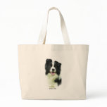 Border Collie 9A015D-24 Tote Bags
