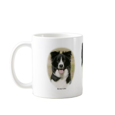 Border Collie 9A015D-24, Border Collie 9Y411D-0... Coffee Mug by TraffordPhotos
