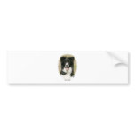 Border Collie 9Y411D-009 Bumper Stickers