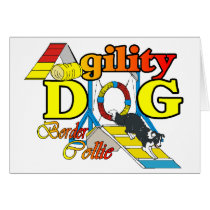 Border Collie Agility Gifts Card