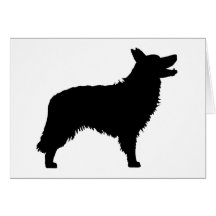 Border Collie (black) Card