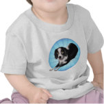 Border Collie cartoon t-shirts