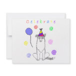 Border Collie Celebrate Personalized Invitation