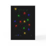 Border Collie Christmas Lights Cards