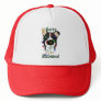 Border Collie Christmas Lights Hat