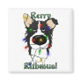 Border Collie Christmas Lights