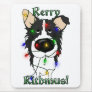 Border Collie Christmas Lights