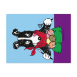 Border Collie Dinner Postcards