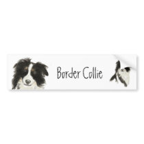 Border Collie Dog o Bumper Stickers