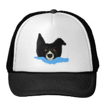 Border Collie Face Hat
