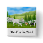 Border Collie Herding Dogs Pin