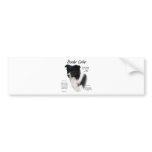 Border Collie History Design bumper stickers