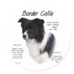 Border Collie History Design stickers